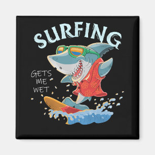Íman Surfe Me Dá Presentes Engraçados De Tubarão