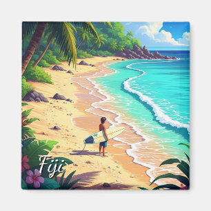 Íman Surfe nas Fiji