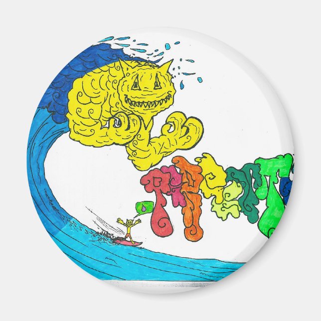 Íman surfe percentual (Frente)