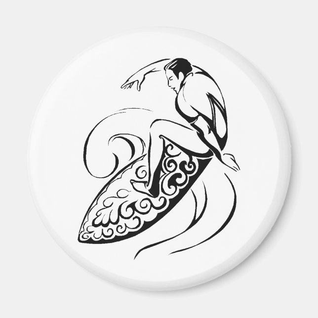 Íman Surfer Dude (Frente)