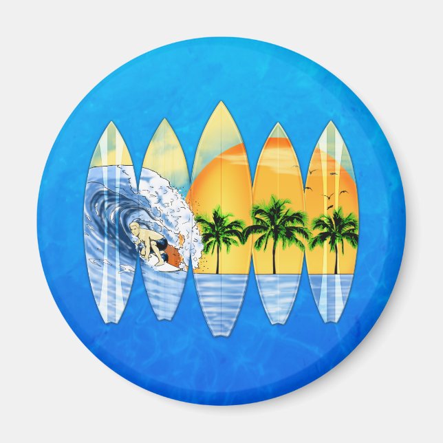 Íman Surfer E Surfboards (Frente)