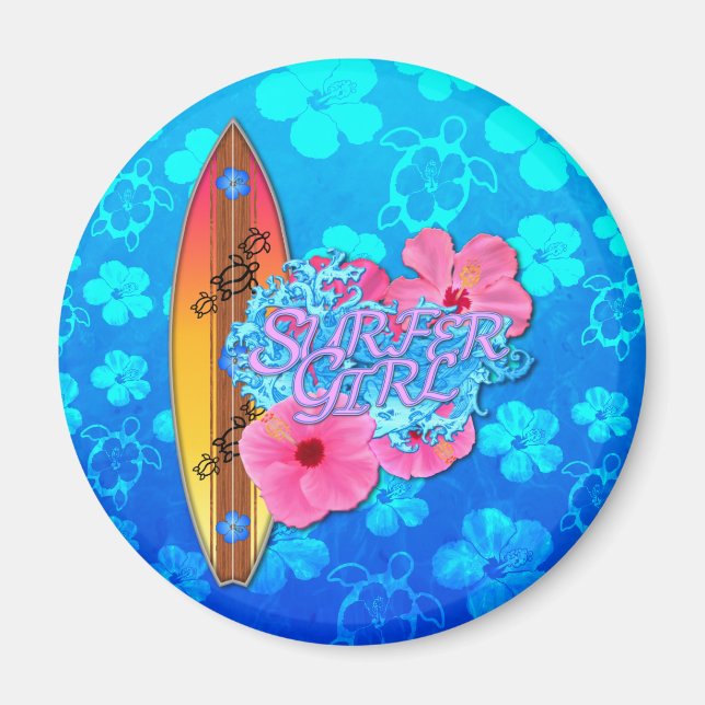 Íman Surfer Girl (Frente)