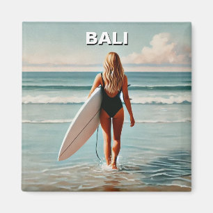 Íman Surfer Girl Bali Indonésia