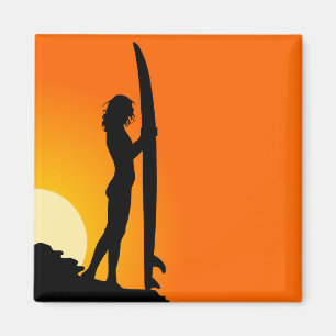 Íman Surfer Girl Magnet