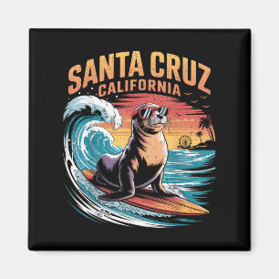 Íman Surfer Surfing 70 e 80 Papais noeis Cruz Californi