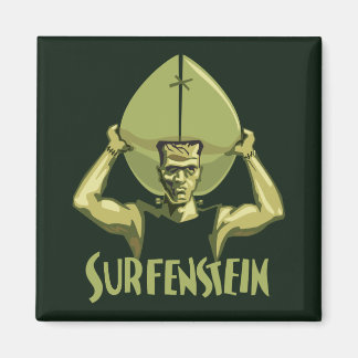 Íman Surfing Halloween Frankenstein