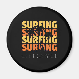 Íman Surfing no estilo de vida