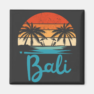 Íman Surfismo Antigo Praia de Bali Indonésia