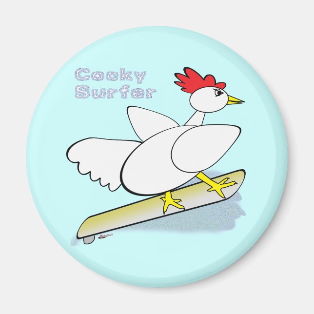 Íman Surfista Cocky (Frente)
