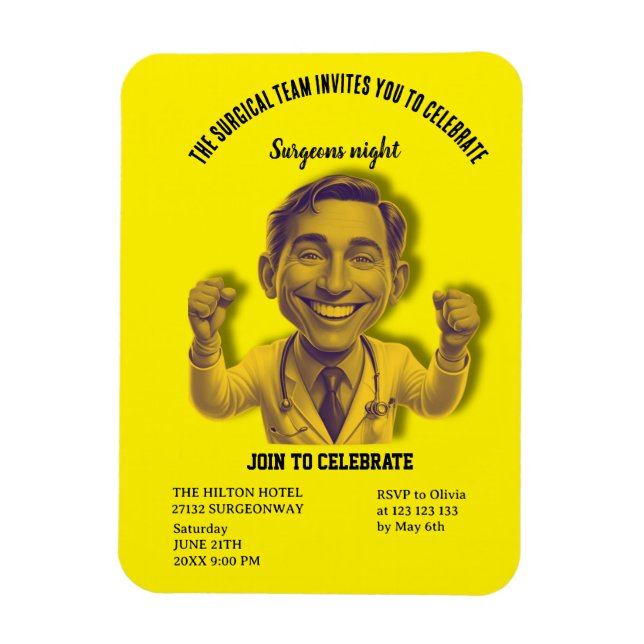 Íman surgeons night doctor join to celebrate (Vertical)