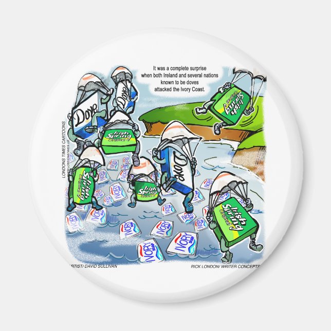 Íman Surpresa da Costa do Marfim Oferece Camisetas e ca (Frente)