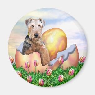 Íman Surpresa da páscoa de Airedale Terrier