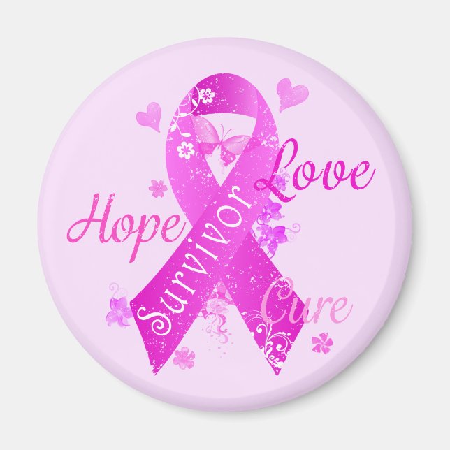 Íman Survivor Love Hope Cure (Frente)