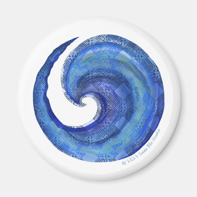 Íman Susea Blu Studios Water Magnet (Frente)