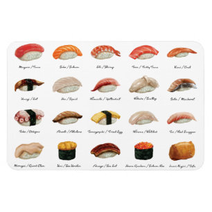 Íman Sushi Chart