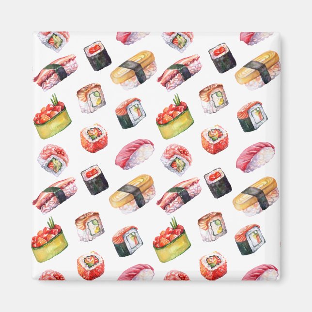 Íman Sushi-comida japonês e nigiri (Frente)