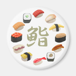 Íman Sushi e Kanji 回 転 寿 司