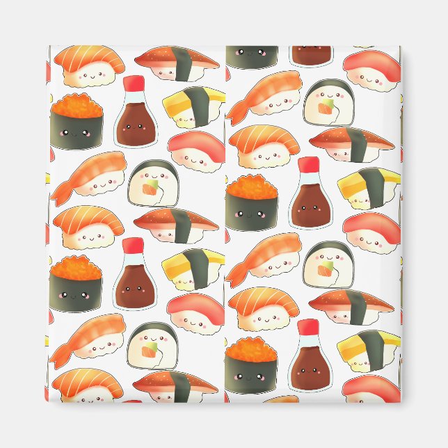 Íman Sushi Fofo (Frente)