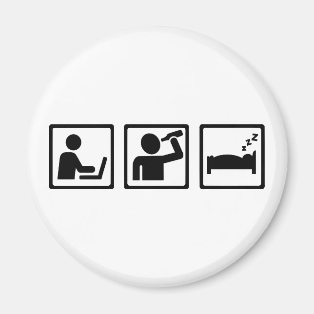 Íman Suspensão de álcool no escritório (Frente)