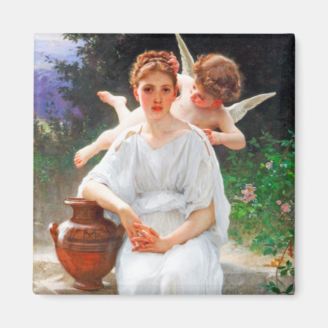 Íman Sussurros do Amor, Bouguereau (Frente)