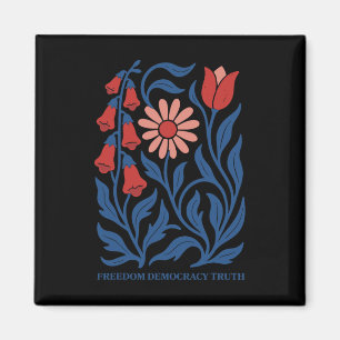 Íman Sutil Resistir Trump Foxglove Daisip Flower 4t