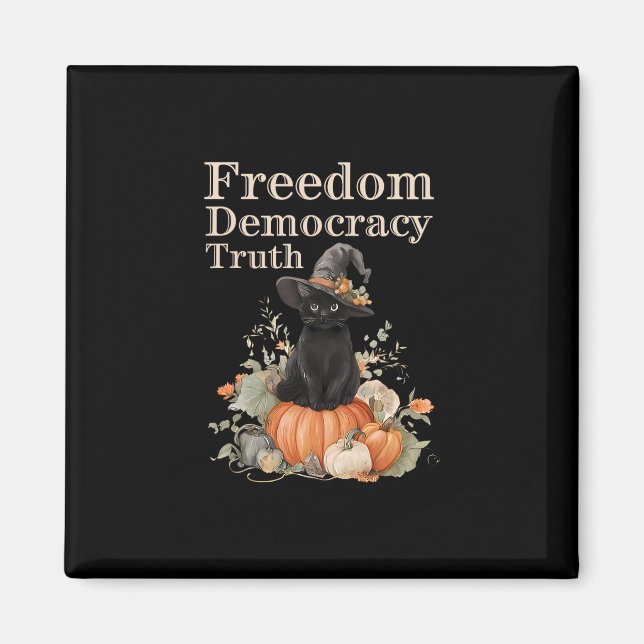 Íman Sutil Resistir Trump Liberdade Democracia Verdade  (Frente)
