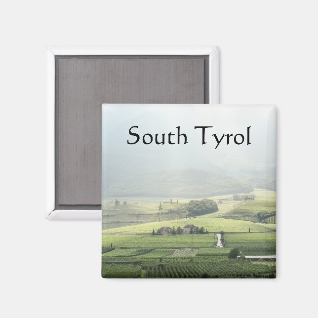 Íman Suvenir do Tirol do Sul (Front/Back)
