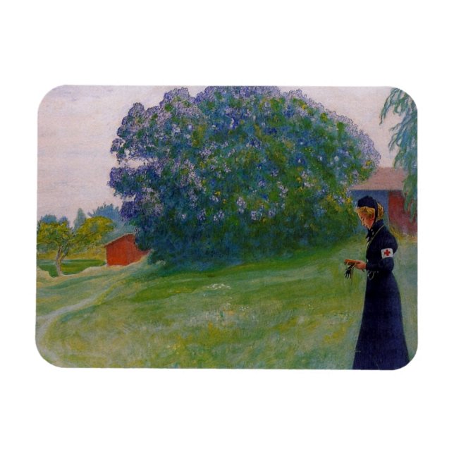 Íman Suzanne no Uniforme Cruz Vermelha (Horizontal)