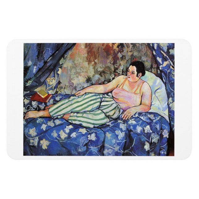 Íman Suzanne Valadon, A Sala Azul, Cartão-Postal 1923 (Horizontal)