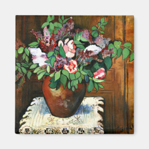 Íman Suzanne Valadon - Vase of Flowers, 1921