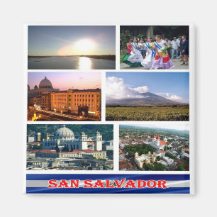 Íman SV - El Salvador - Colagem Mosaica