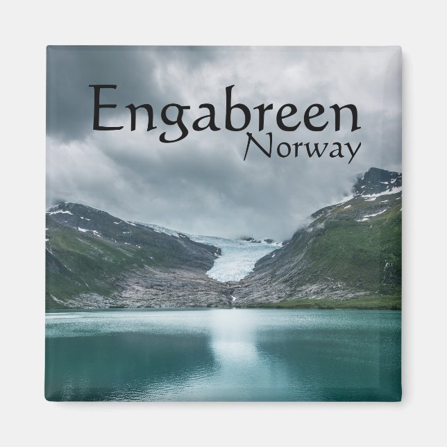 Íman Svartisen Glacier Noruega (Frente)
