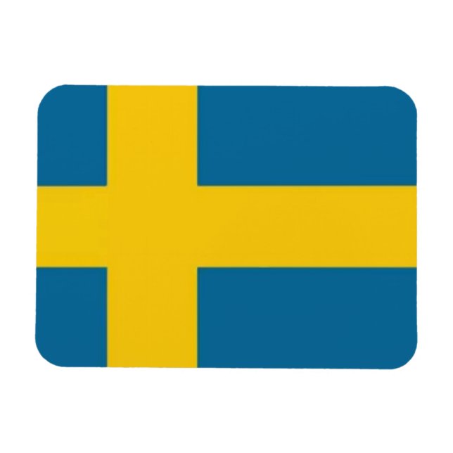 Íman Svenska flaggan (Horizontal)