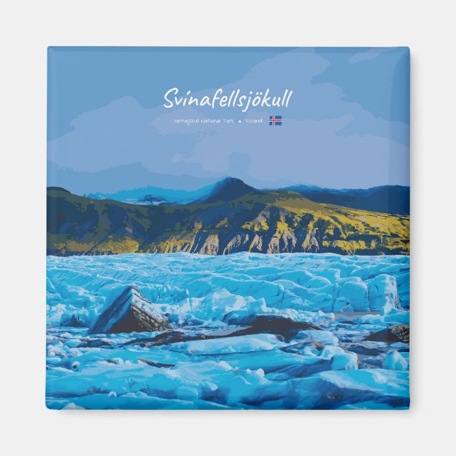 Íman Svínafellsjökull, Iceland -  Glacier View (Frente)