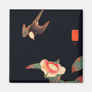 Íman Swallow e Camellia (1900) apresentada por Ito Jaku