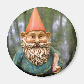 Íman Swamp Gnome Round Magnet