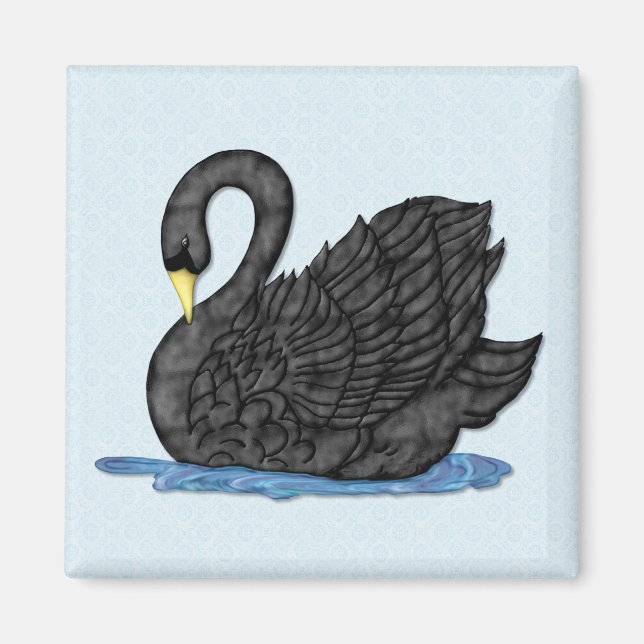 Íman Swan Negro (Frente)