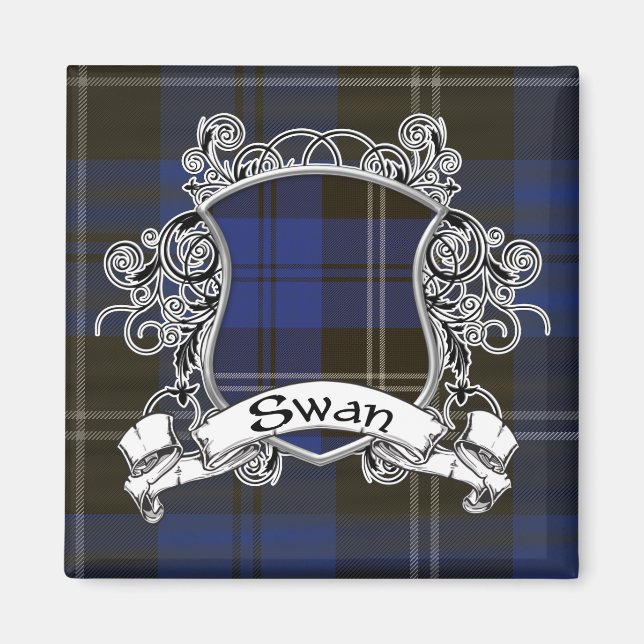 Íman Swan Tartan Shield (Frente)