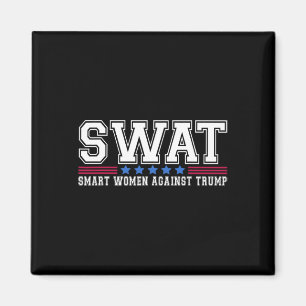 Íman Swat Smart Women Contra Trump Engraçado Anti-Trump