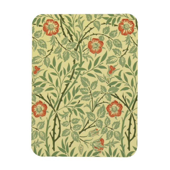 Íman Sweet Briar Pattern (por William Morris) (Vertical)