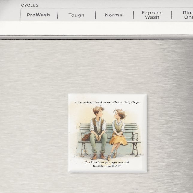 Íman Sweet First Date Coffee Confession (Criador carregado)