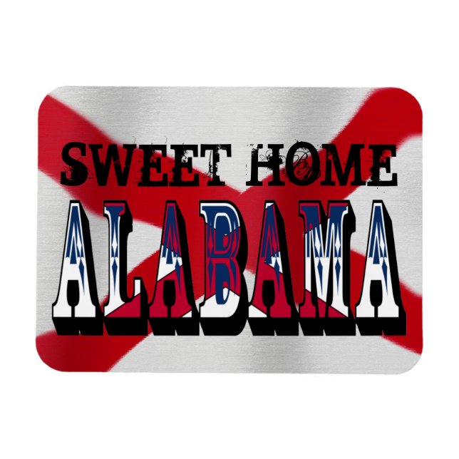 Íman Sweet Home Alabama Flexible Magnet (Horizontal)