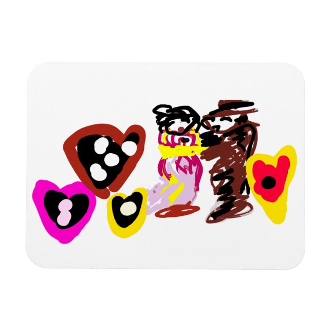 Íman Sweet Valentine day dolls (Horizontal)