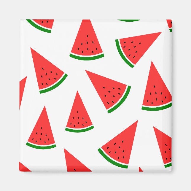 Íman Sweet Watermelon Slice Pattern (Frente)