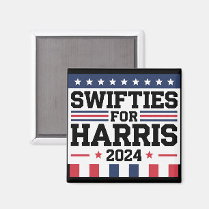 Íman Swifties para Kamala Harris 2024 Apoio à Votação