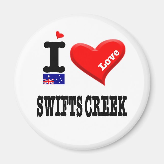 Íman SWIFTS CREEK - I Love (Frente)