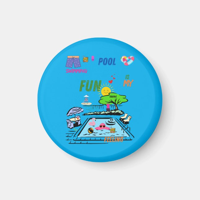 Íman Swimming Pool Fun (Frente)
