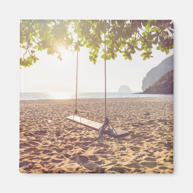 Íman Swing on the Beach no Sunset (Frente)