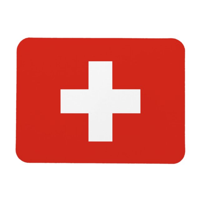 Íman Switzerland Flag (Horizontal)