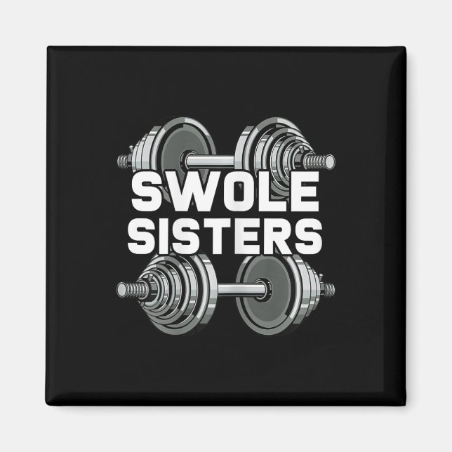 Íman Swole Sisters Powerinclusive Gym Workout Swole Gai (Frente)